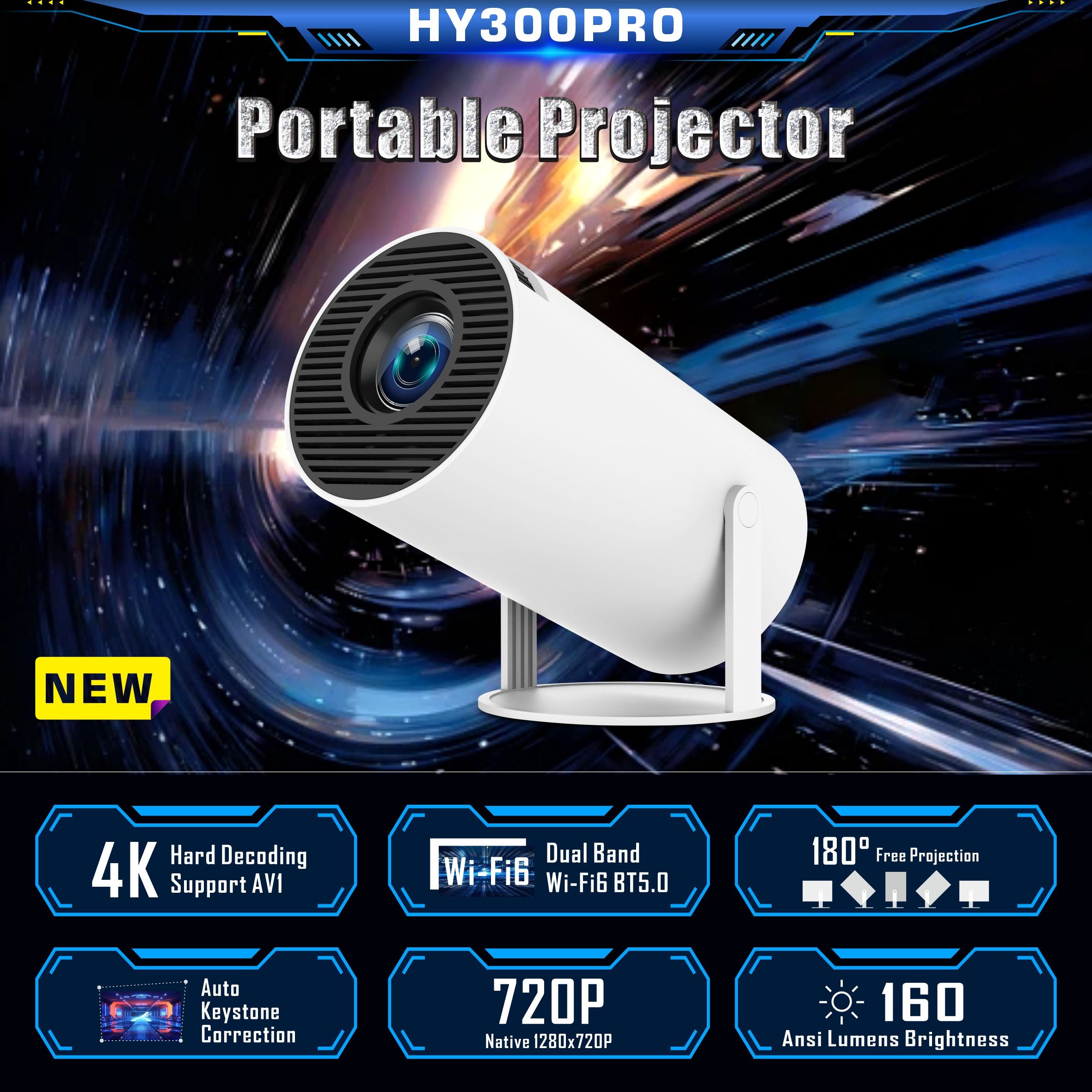 Smart 4K Projector